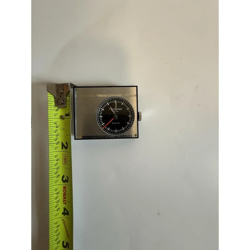 Vintage Miniswiss Travel Alarm Clock